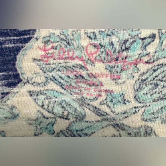 Lilly Pulitzer Somerset Hey Sailor Women’s Small Blue and White Cotton Dress - Picture 6 of 8